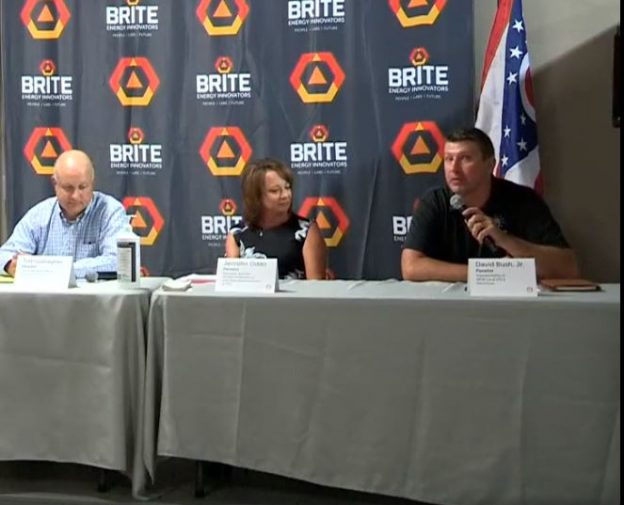 bush speaking on panel