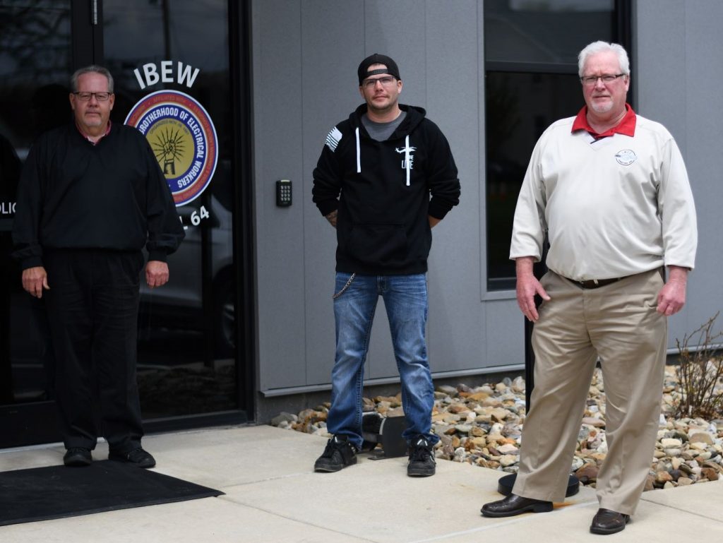IBEW Local 64 leadership wishes Applegate well